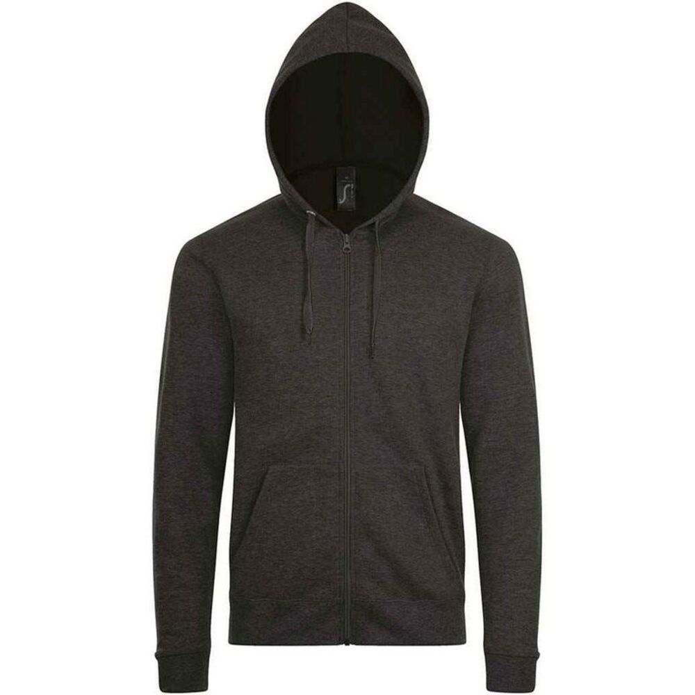 SOLS Unisex Adult Stone Hoodie / Charcoal Melange